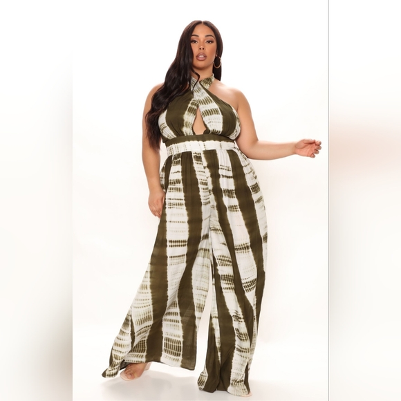 *NWT* Fashion Nova - Vacay Feels Tie Dye Jumpsuit - Picture 4 of 8